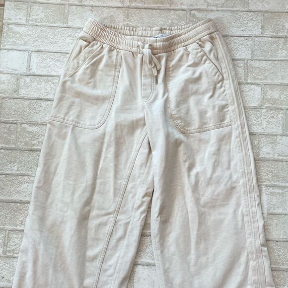 Athleta cream wide leg farallon linen pants - Picture 6 of 8